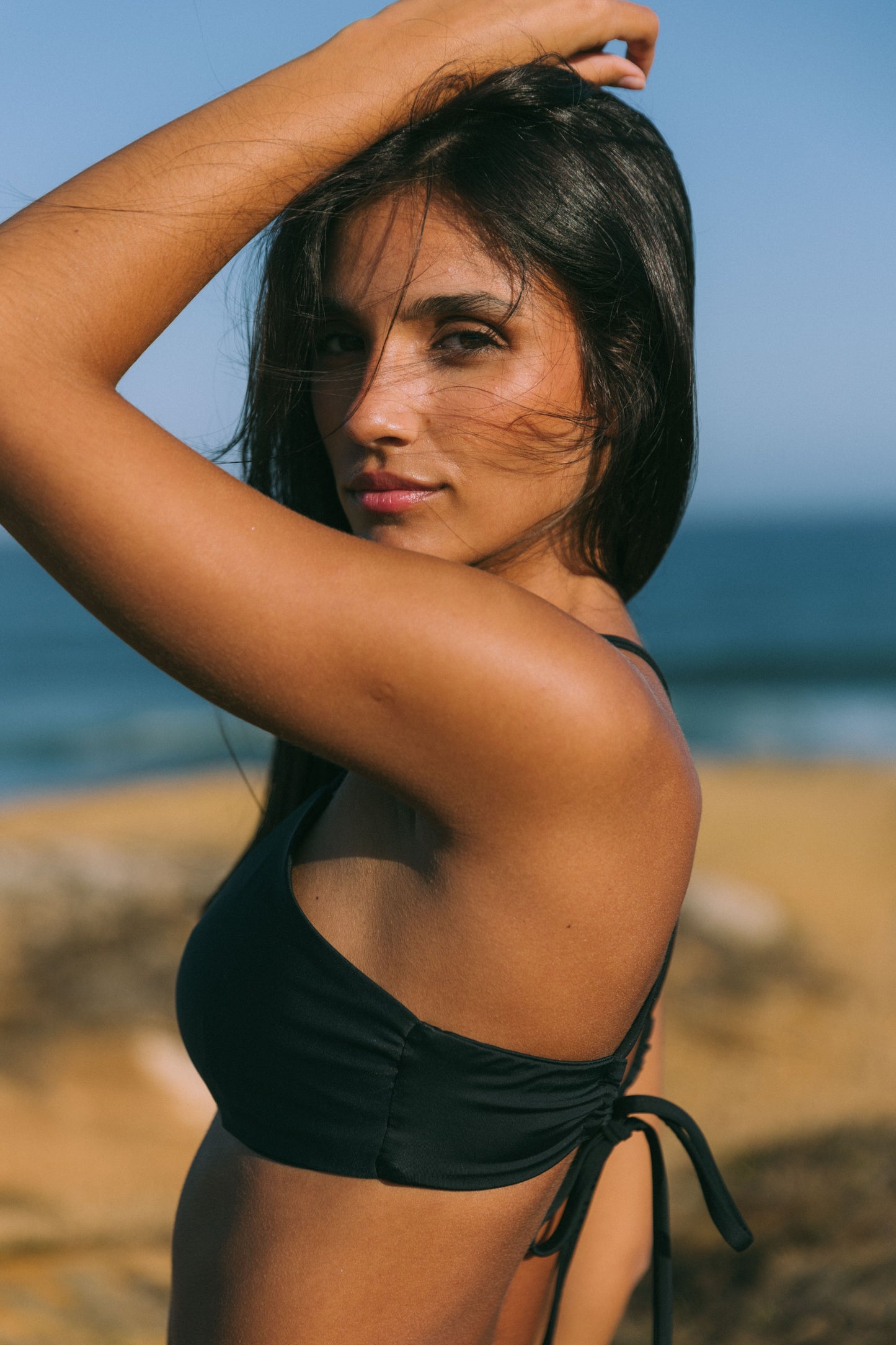 Sustainable Swimwear Top - Maya in Timeless Black