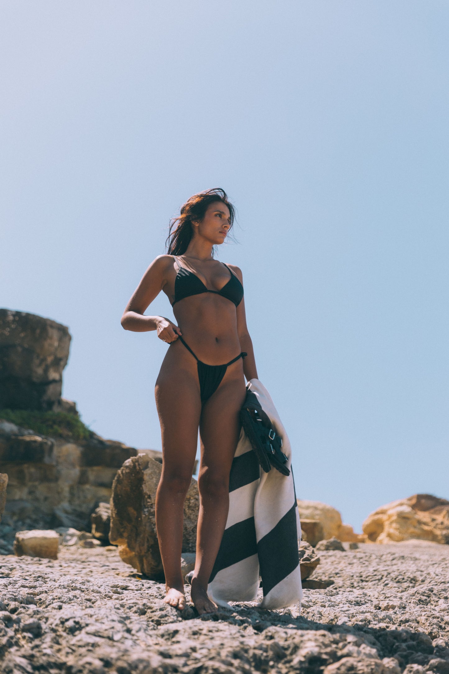 Sustainable Swimwear Top - Ruby in Timeless Black