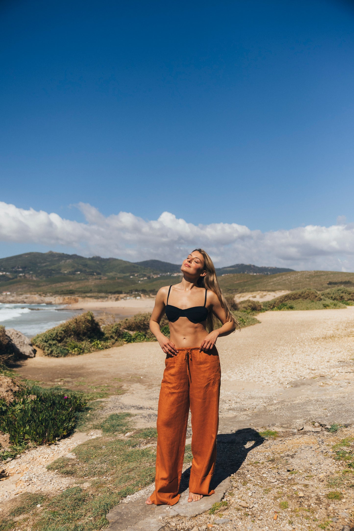 Sustainable Swimwear Top - June in Black