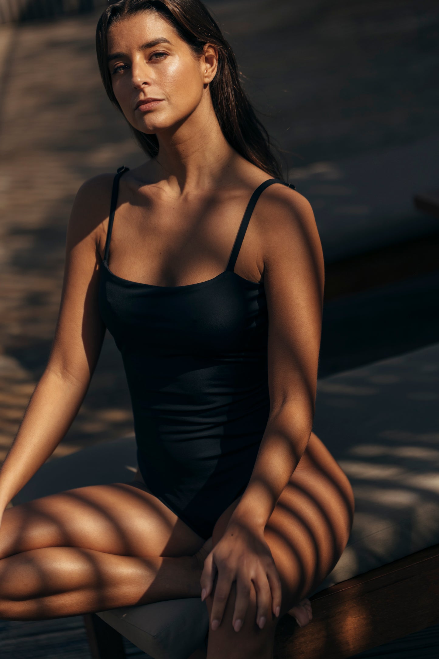 Sustainable Swimwear Swimsuit - Ella in Timeless Black