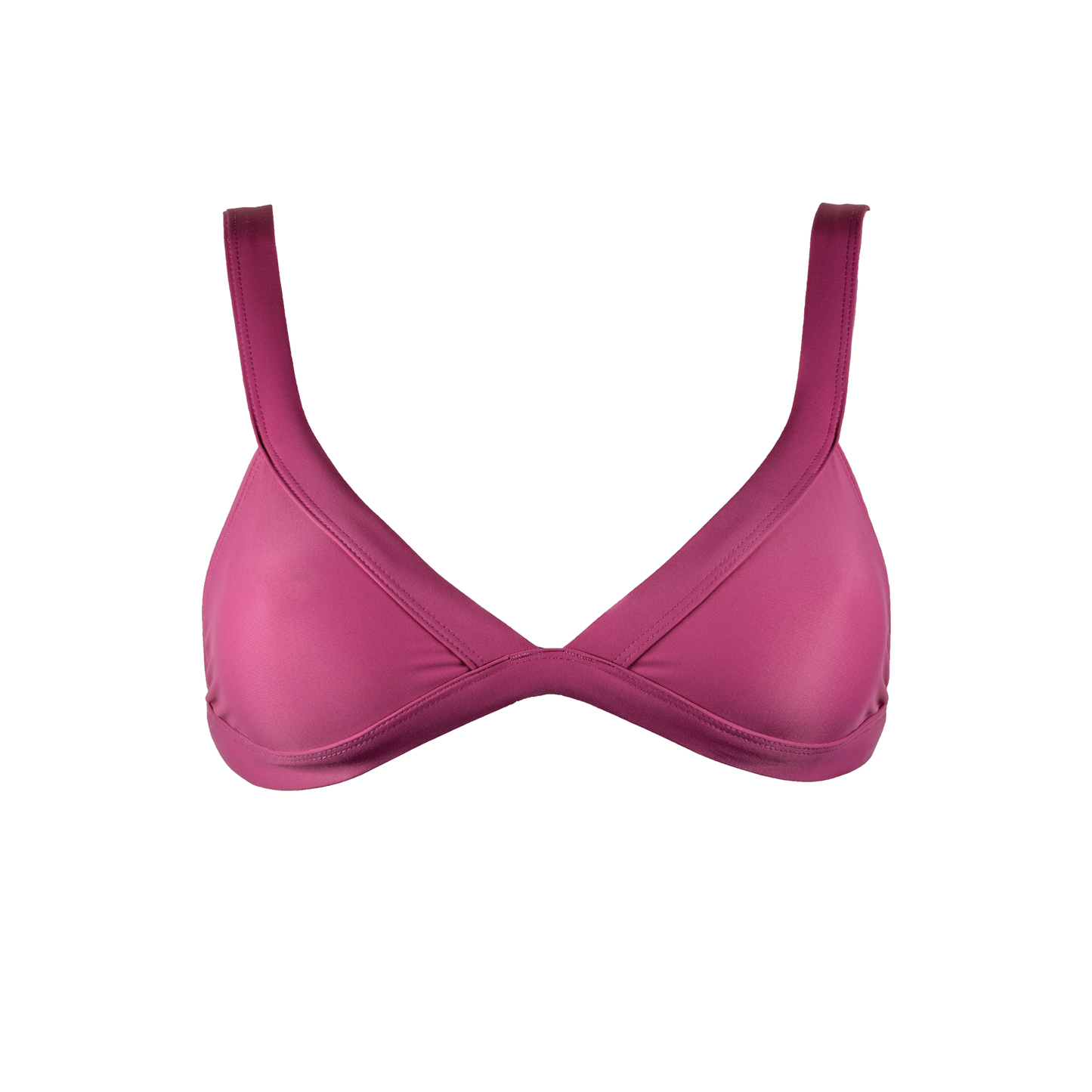 Sustainable Swimwear Top - Florence in Pink-Rouge