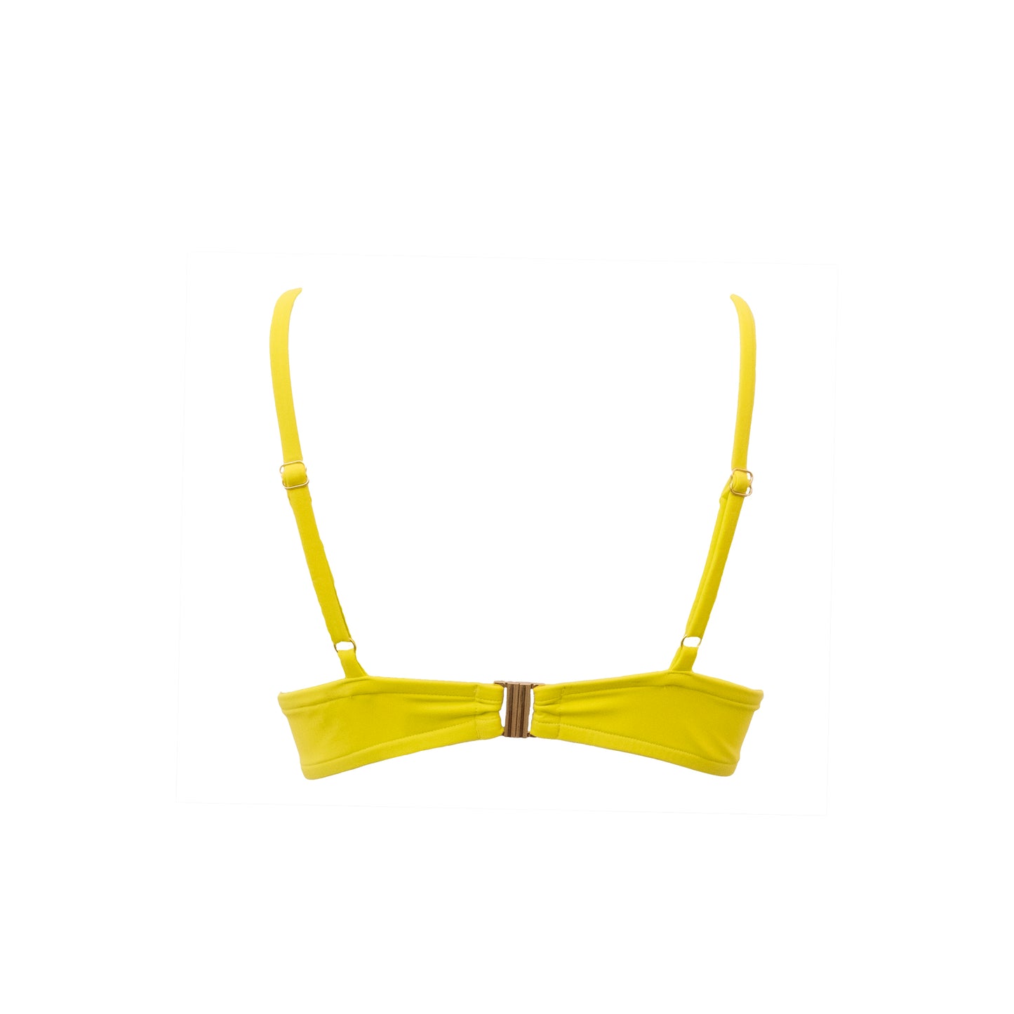 Sustainable Swimwear Top - Harper in Limonata Yellow