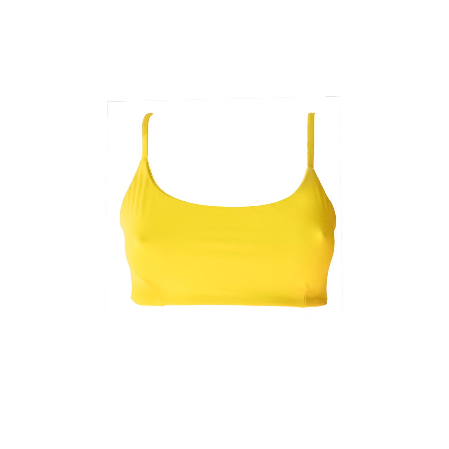 Sustainable Swimwear Top - Ivy in Limonata Yellow
