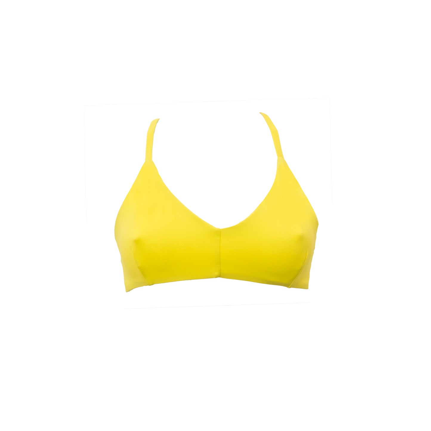 Sustainable Swimwear Top - Maya in Limonata Yellow