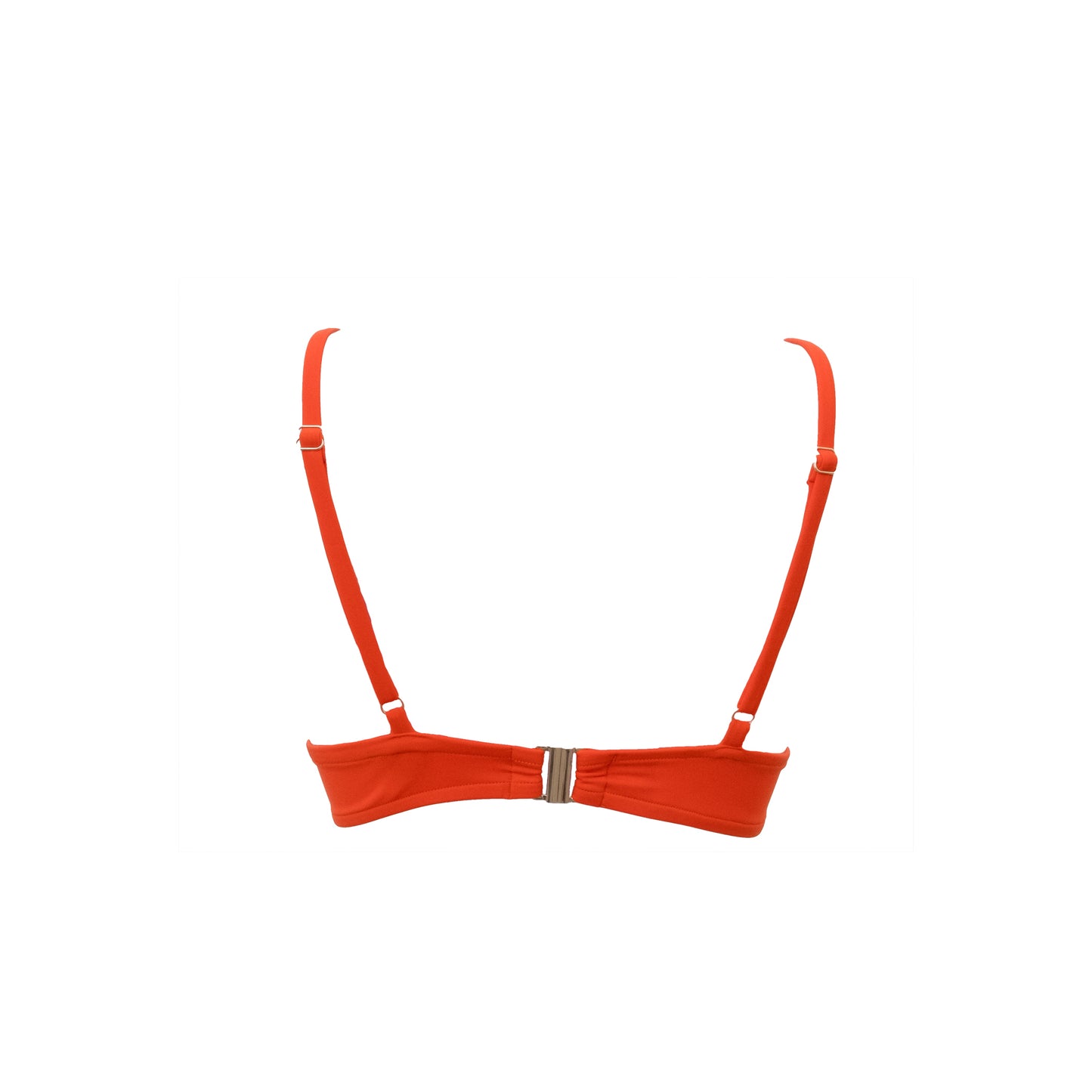 Sustainable Swimwear Top - Harper in Orange Vibes