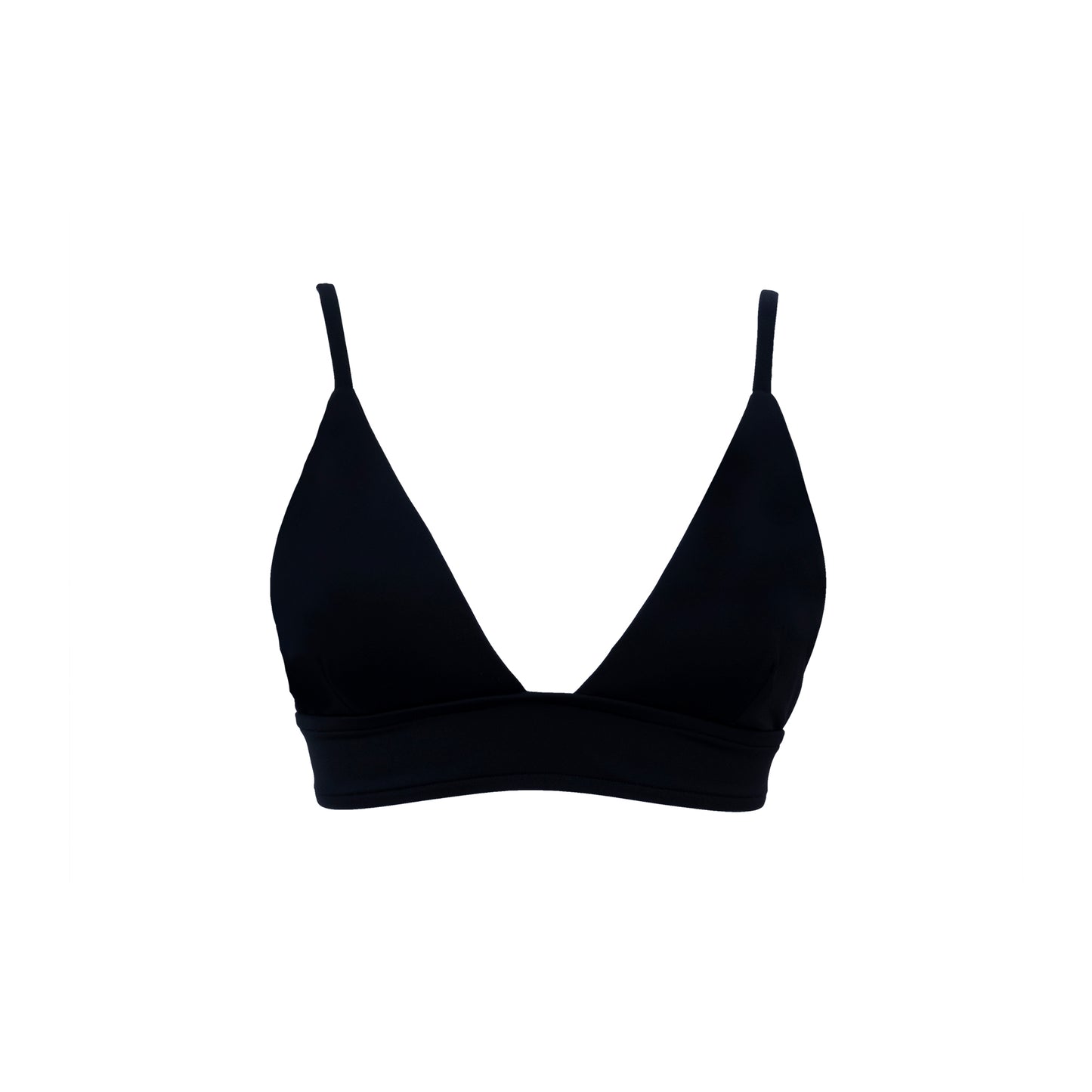 Sustainable Swimwear Top - Harper in Timeless Black