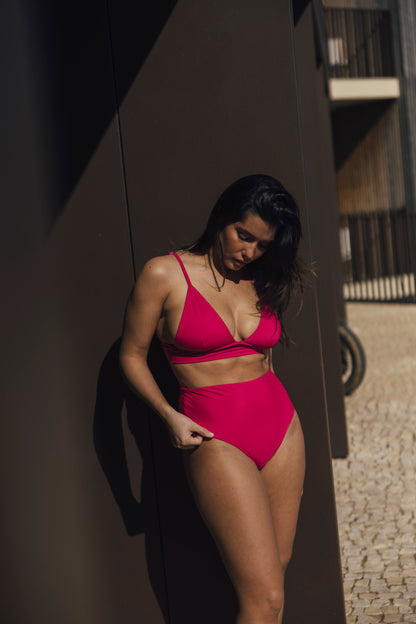 Sustainable Swimwear Bottom - Jamie in Pink Hype