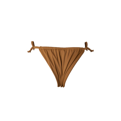 Sustainable Swimwear Bottom - Riley in Golden Brown