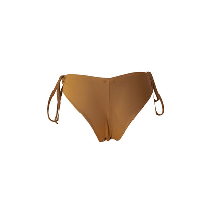 Sustainable Swimwear Bottom - Zoey in Golden Brown