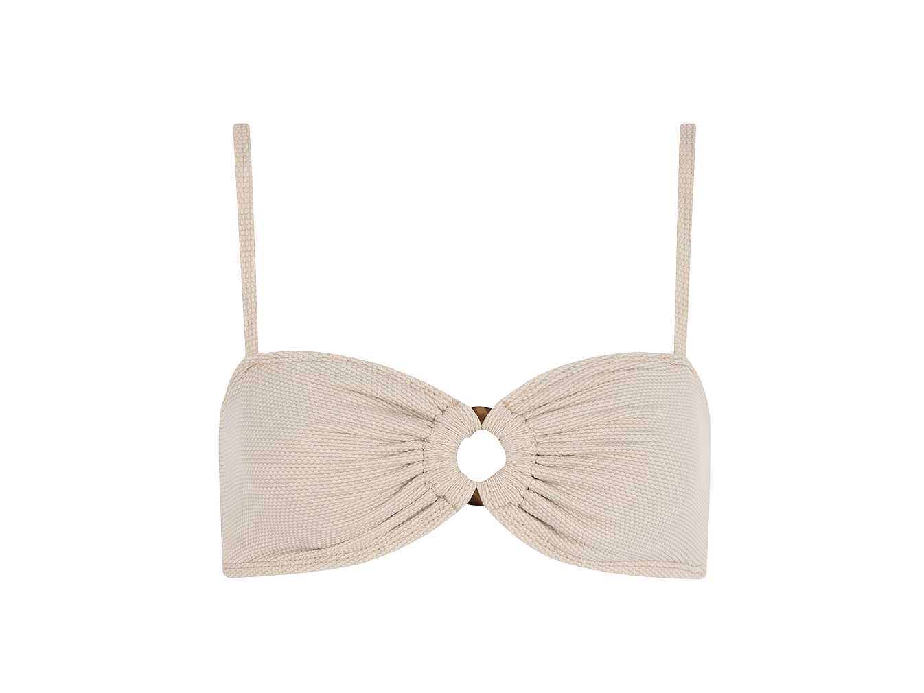Sustainable Swimwear Top - Julia in Ivory-Cream
