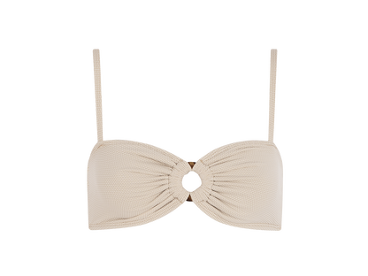 Sustainable Swimwear Top - Julia in Ivory-Cream
