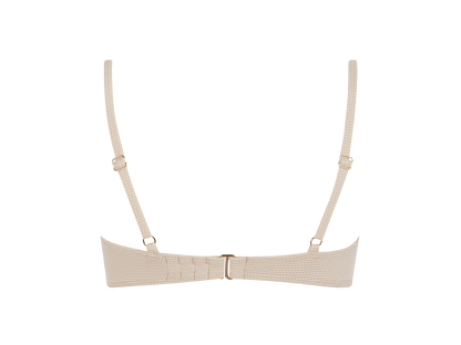 Sustainable Swimwear Top - Julia in Ivory-Cream