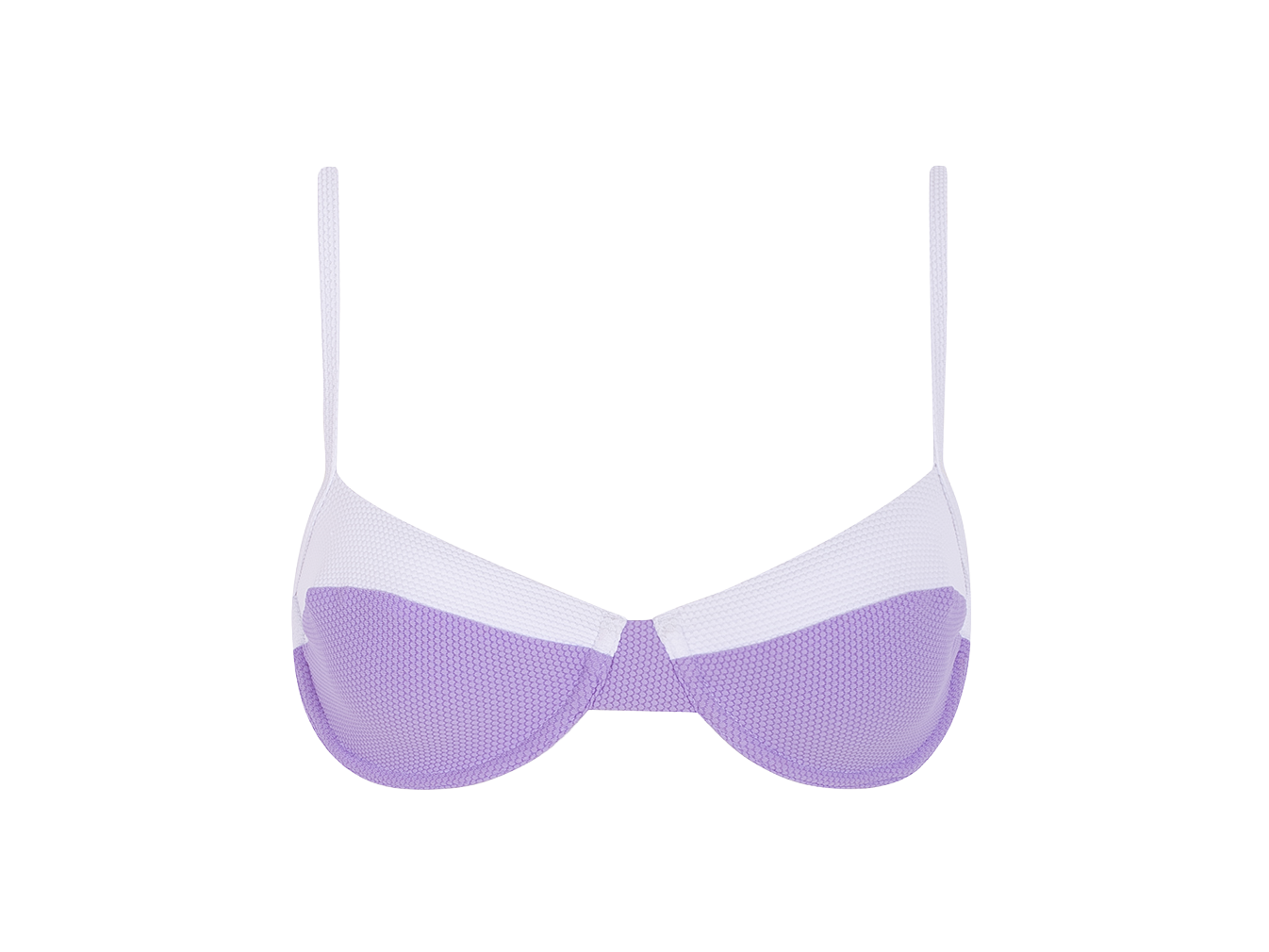 Sustainable Swimwear Top - June in Lilac