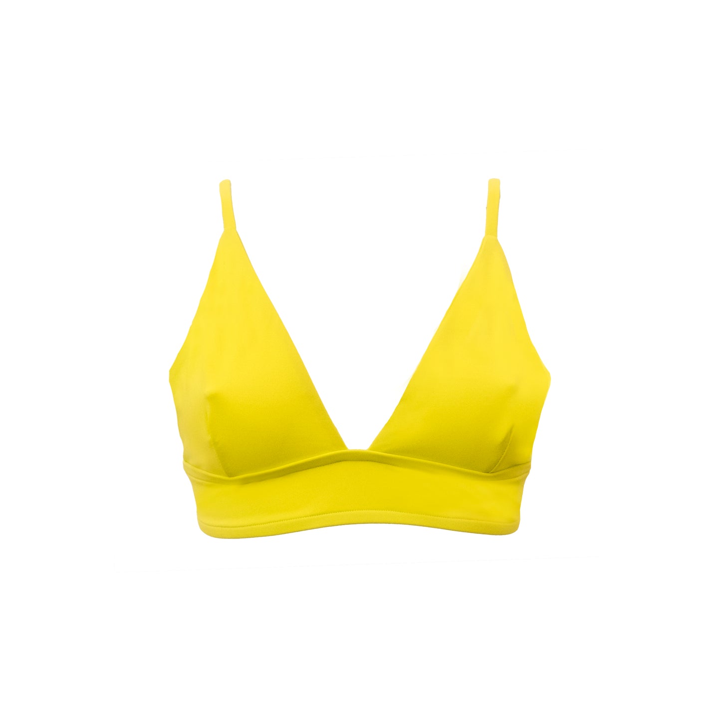 Sustainable Swimwear Top - Harper in Limonata Yellow