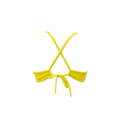 Sustainable Swimwear Top - Maya in Limonata Yellow