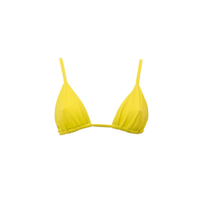 Sustainable Swimwear Top - Ruby in Limonata Yellow