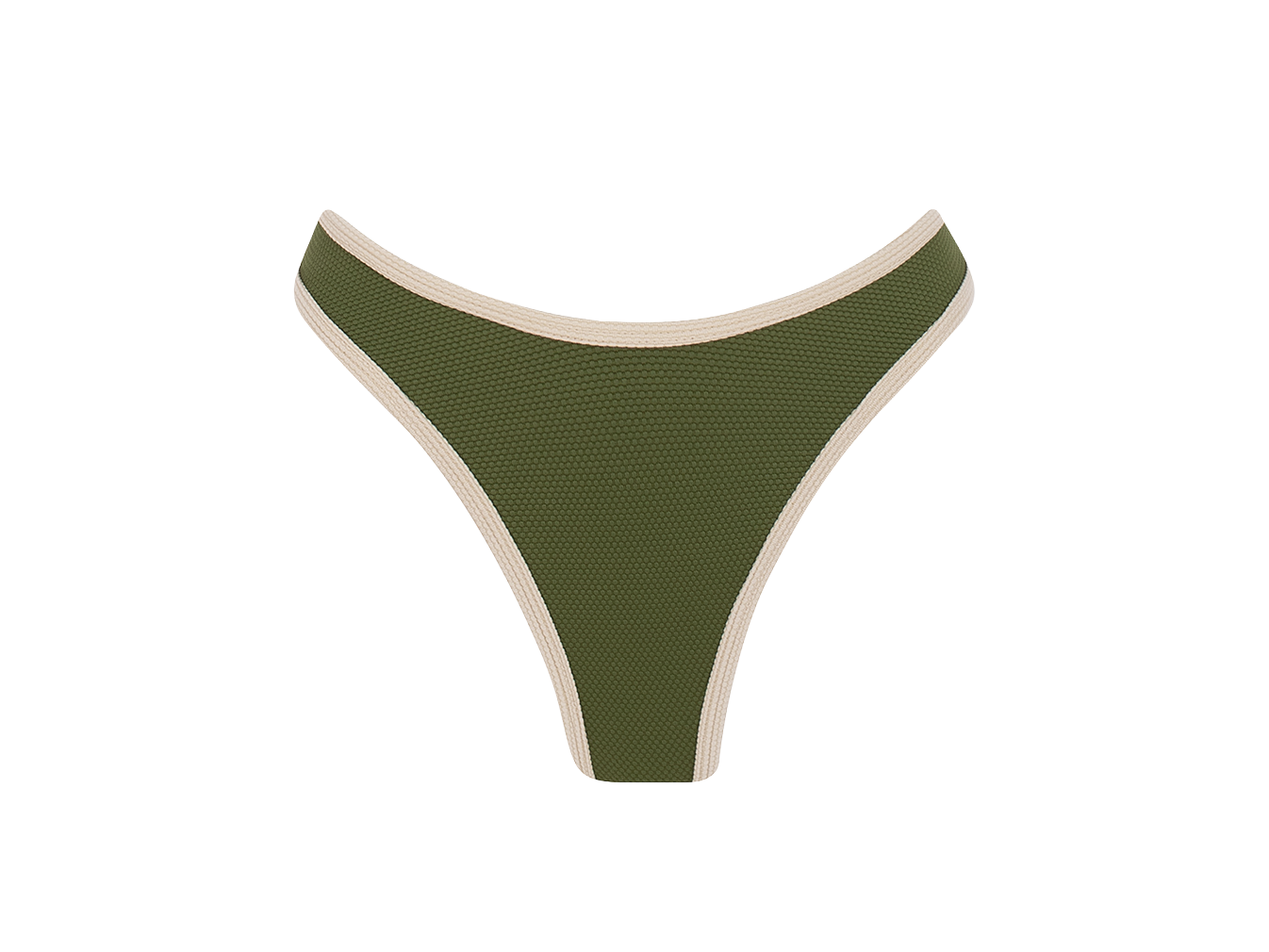 Sustainable Swimwear Bottom - Naomi in Olive-Green