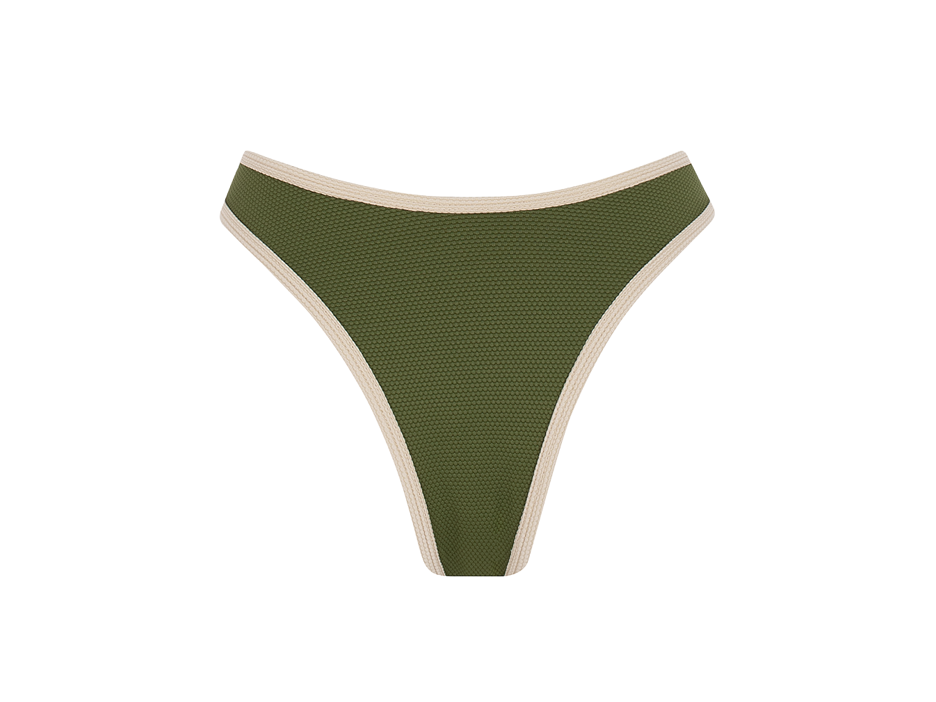 Sustainable Swimwear Bottom - Naomi in Olive-Green