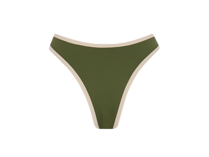 Sustainable Swimwear Bottom - Naomi in Olive-Green