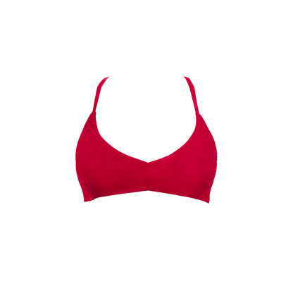 Sustainable Swimwear Top - Maya in Pink Hype