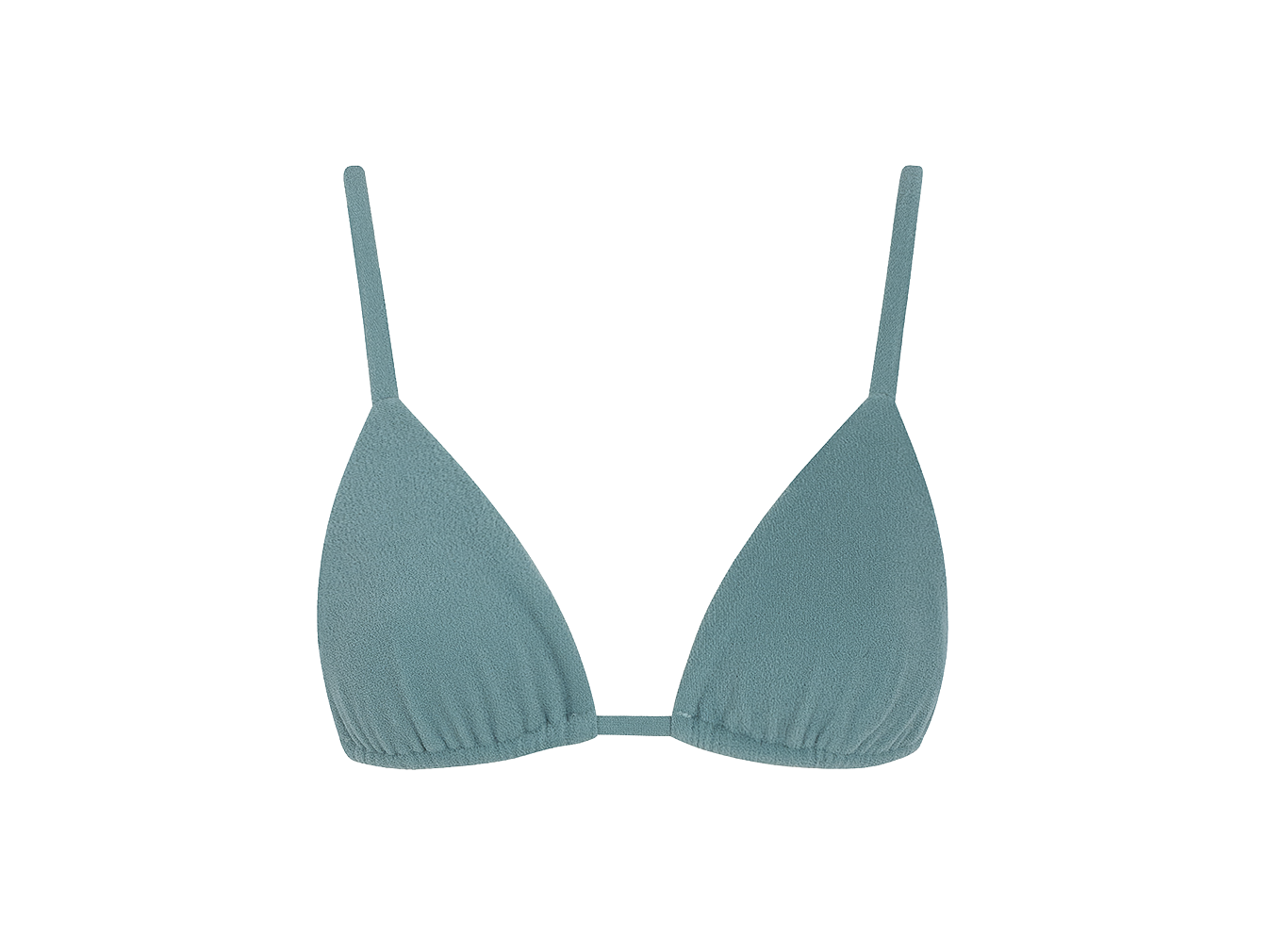 Sustainable Swimwear Top - Ruby in Mineral Blue-Green