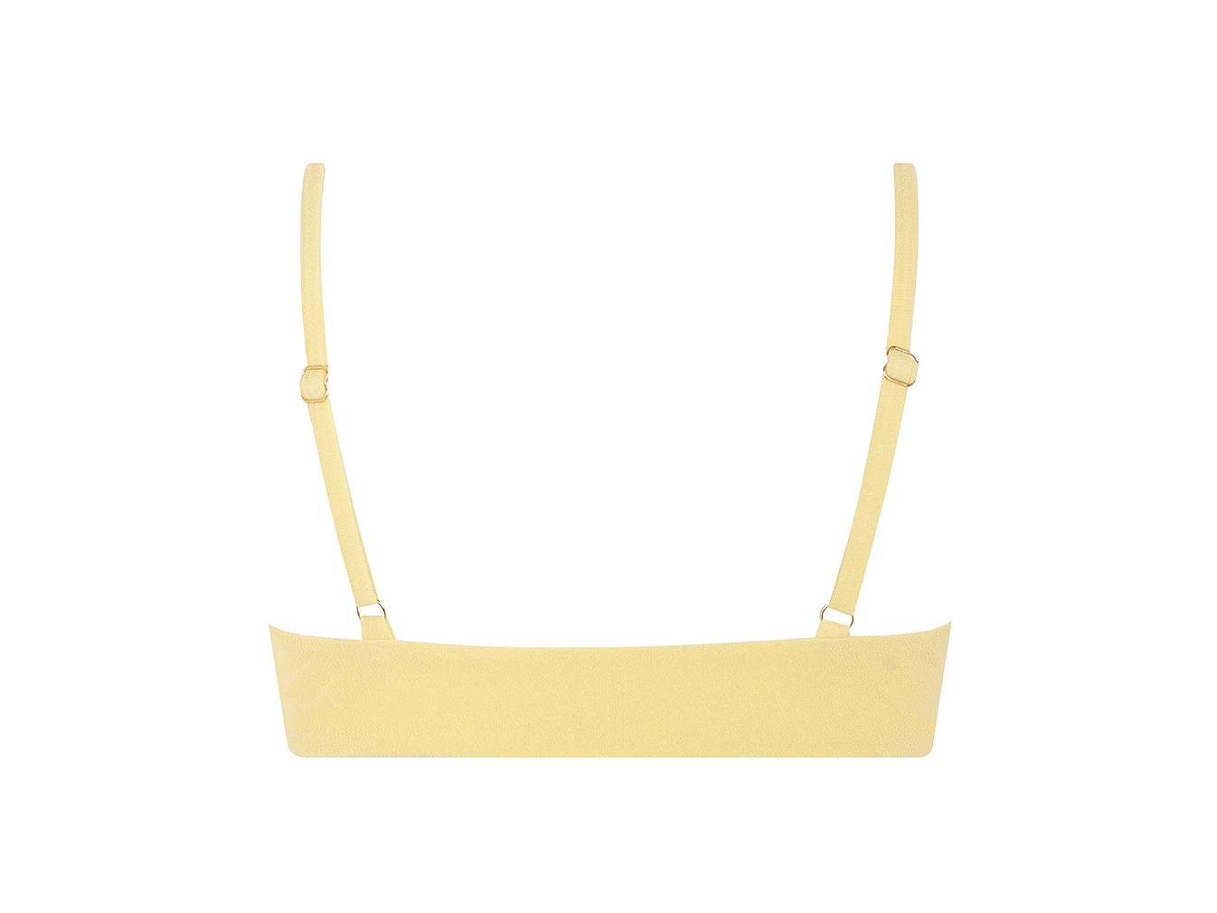 Sustainable Swimwear Top - Sophie in Butter-Yellow