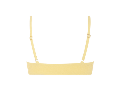 Sustainable Swimwear Top - Sophie in Butter-Yellow